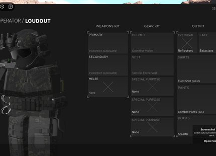 R6/R15 Advanced Menu System Loading UI + Menu UI