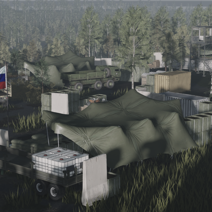 Russian Armed Forces Training Map