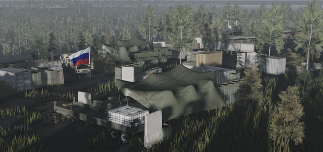 Russian Armed Forces Training Map