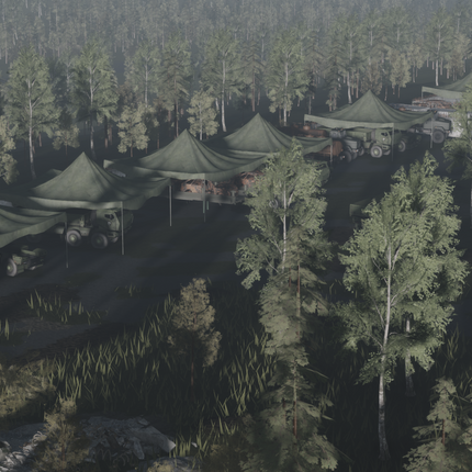 Russian Armed Forces Training Map