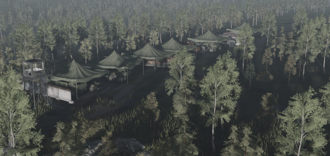 Russian Armed Forces Training Map