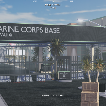 [Hawaii] United States Marine Corps Map