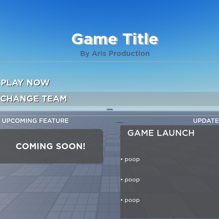 [V3] Advance Menu UI System