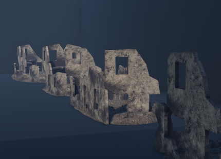 DESTROYED BUILDINGS