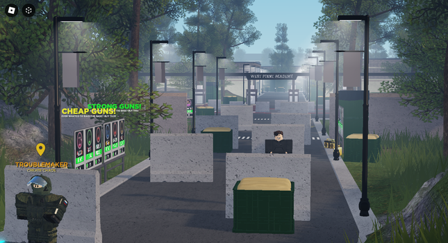 US ARMY MAP - WESTPOINT ACADEMY