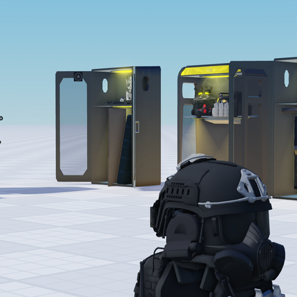 SCP Tactical Gear Lockers Pack
