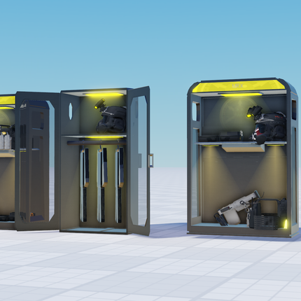 SCP Tactical Gear Lockers Pack