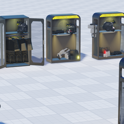 SCP Tactical Gear Lockers Pack