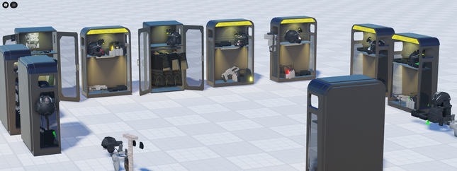 SCP Tactical Gear Lockers Pack