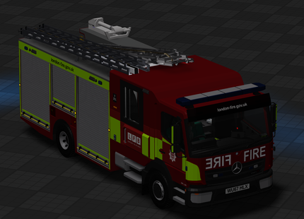 Mercedes-Benz Atego MK3 Dual Pump Ladder