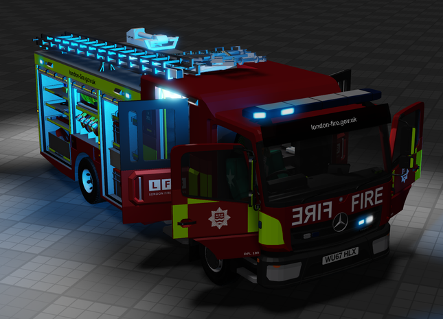 Mercedes-Benz Atego MK3 Dual Pump Ladder