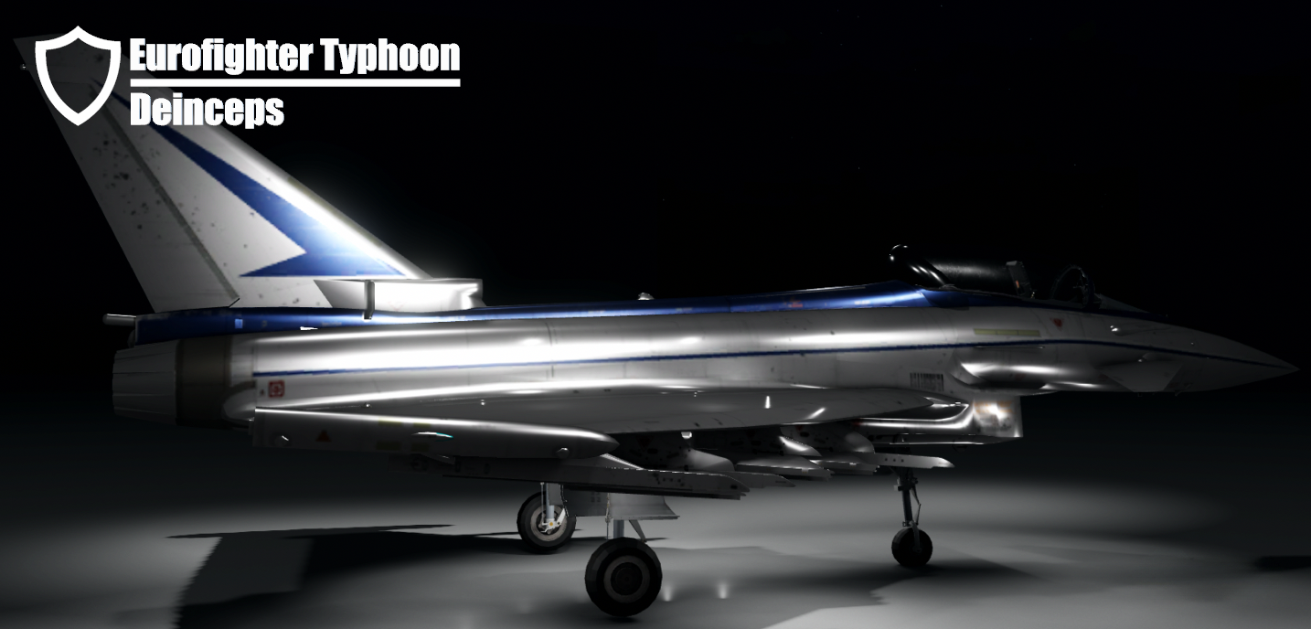 Eurofighter Typhoon FighterJet (Fully Scripted and Customisable)