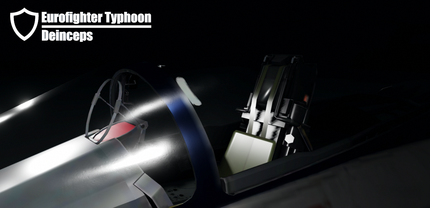 Eurofighter Typhoon FighterJet (Fully Scripted and Customisable)